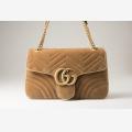 Gucci - GG Marmont velvet medium shoulder bag